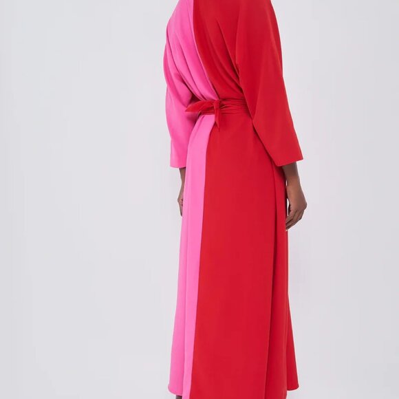 NWT Tuckernuck Red and Pink Maxi Dress - L - Picture 2 of 9
